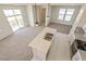 Open kitchen with island, stainless appliances and outside access, viewed from above at 13458 E 111Th Ave, Commerce City, CO 80022