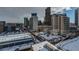 Aerial view of the cityscape, showcasing the property's location and surrounding buildings at 2020 Arapahoe St # 1070, Denver, CO 80205