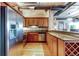 Modern kitchen with stainless steel appliances and granite countertops at 2020 Arapahoe St # 1070, Denver, CO 80205