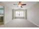 Large main bedroom with carpet floors, ceiling fan, and lots of natural light at 10532 Wintersweet Ct, Parker, CO 80134