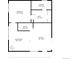Simplified floor plan highlighting room layouts including the kitchen, laundry, bedroom and living room at 8788 E Tanglewood Rd, Franktown, CO 80116