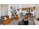 Modern kitchen with gray cabinets, stainless steel appliances, and an island at 948 Andrews Crest Dr, Berthoud, CO 80513