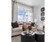 Living room with a cozy sofa and stylish coffee table at 948 Andrews Crest Dr, Berthoud, CO 80513
