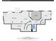 Detailed floorplan showcasing layout of rooms, wet bar, recreation space, bedroom, and bathrooms at 33121 Lynx Ln, Evergreen, CO 80439