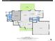 Floorplan showcasing the layout of the house, including the primary bedroom and living room at 33121 Lynx Ln, Evergreen, CO 80439