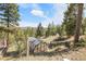 Exterior shot of greenhouse, perfect for cultivating plants amidst the natural beauty of the surrounding landscape at 33121 Lynx Ln, Evergreen, CO 80439