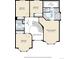 Detailed floor plan showcasing the layout, dimensions, and spatial relationships of the bedrooms on the top floor at 1825 Keota Ln, Superior, CO 80027
