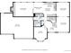 Detailed floor plan showcasing the layout, dimensions, and spatial relationships of the rooms on the entry level at 1825 Keota Ln, Superior, CO 80027