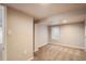 Finished basement with neutral carpet and recessed lighting at 4804 N Raleigh St, Denver, CO 80212