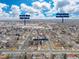 Aerial neighborhood view with access to Arvada West High School and Campbell Early Learning Center at 11241 W 60Th Ave, Arvada, CO 80004