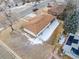 Aerial backyard view of a home showcasing the back of the home at 11241 W 60Th Ave, Arvada, CO 80004