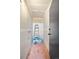 Unfinished storage space with ladder and paint supplies at 4274 S Salida Way # 3, Aurora, CO 80013