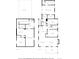 Detailed floor plan showing the layout of the lower and main levels, including bedrooms, kitchen, and living areas at 1939 S Sherman St, Denver, CO 80210