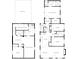 Detailed floor plan showcasing the layout of the home, including bedrooms, bathrooms, and living spaces at 1939 S Sherman St, Denver, CO 80210