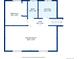 Floor plan featuring a bedroom, bathroom, laundry, hall, and Gathering room at 12931 E 46Th Ave, Denver, CO 80239