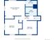 Floor plan featuring the primary bedroom with two bathrooms, a hall, and two other bedrooms at 12931 E 46Th Ave, Denver, CO 80239