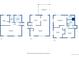 Floor plans for floors one, two, and three of the house at 12931 E 46Th Ave, Denver, CO 80239