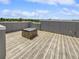 Expansive rooftop deck with modern flooring and stunning panoramic views of the surrounding landscape at 1245 Utica St # 104, Denver, CO 80204