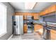 Well-equipped kitchen featuring stainless steel appliances and ample cabinet space at 9576 Deerhorn Ct # 50, Parker, CO 80134