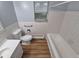 Bathroom with storage in vanity, and above the toilet at 387 Tucson St, Aurora, CO 80011