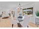Open-concept dining room adjacent to living area with natural light at 4650 S Idalia St, Aurora, CO 80015
