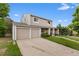 Lovely two-story home with a manicured lawn, a two-car garage, and inviting curb appeal at 4650 S Idalia St, Aurora, CO 80015