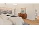 Tranquil main bedroom offering hardwood floors, stylish décor, and serene ambiance at 2610 N Monroe St, Denver, CO 80205