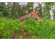 Secluded rustic home nestled in lush greenery and tall trees for privacy at 7559 S Turkey Creek Rd, Morrison, CO 80465