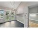 Open floor plan with dining area next to doors to backyard at 1280 W 134Th Pl, Westminster, CO 80234