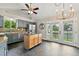 Modern kitchen with stainless steel appliances, granite countertops, and a center island at 1280 W 134Th Pl, Westminster, CO 80234