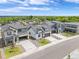 Stunning aerial view showcasing modern homes with well-manicured lawns in a beautiful neighborhood at 5970 S Platte Canyon Dr, Littleton, CO 80123
