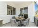 Cozy outdoor patio with a modern dining set, perfect for entertaining guests or relaxing at home at 5970 S Platte Canyon Dr, Littleton, CO 80123