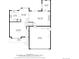 Detailed floor plan showcasing the layout of the first floor, including the living room, kitchen and garage at 12119 Forest St, Thornton, CO 80241