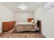 Cozy basement bedroom with dresser and double bed at 7447 Quay St, Arvada, CO 80003