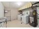 Convenient basement laundry room with washer and dryer at 7447 Quay St, Arvada, CO 80003