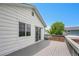 Upper deck with sliding door provides an outdoor area at 12366 Elm Way, Thornton, CO 80241