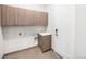 Functional laundry room with washer and dryer hookups at 6096 W Keene Ave, Denver, CO 80235