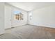 Bedroom with new carpet and large windows at 39171 Anthony St, Elizabeth, CO 80107