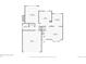 Floor plan of the first floor with an open layout, a large kitchen, and two living rooms at 7288 S Zephyr Way, Littleton, CO 80128