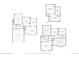 Complete floor plan including basement, first floor and second floor blueprints for new home at 7288 S Zephyr Way, Littleton, CO 80128