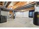 Unfinished basement featuring ample open space, ideal for storage or future renovation projects at 23505 E Platte Dr # 8D, Aurora, CO 80016