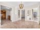 Bright dining area with tile floors and access to the backyard at 1151 S Nome St, Aurora, CO 80012