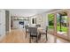 Dining room with table, chairs, and view to the backyard at 7409 Mount Meeker Rd, Longmont, CO 80503