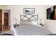 Charming bedroom with black and white bedding at 1275 S Elizabeth St, Denver, CO 80210