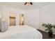 Bedroom featuring neutral walls, hardwood floors, and closet at 1200 Cherokee St # 206, Denver, CO 80204