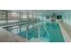 Indoor swimming pool with large windows at 775 S Alton Way # 2C, Denver, CO 80247