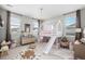 Charming bedroom with a unique bunk bed featuring a slide and ample natural light from multiple windows at 3091 Keepsake Way, Castle Rock, CO 80109