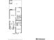 Detailed floor plan showcases the layout of the home with dimensions of each room at 4694 S Fraser Ct # A, Aurora, CO 80015