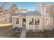 Charming townhome featuring a well-manicured lawn and neutral exterior paint at 4694 S Fraser Ct # A, Aurora, CO 80015