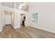 Cozy living room and dining area with skylight at 4694 S Fraser Ct # A, Aurora, CO 80015